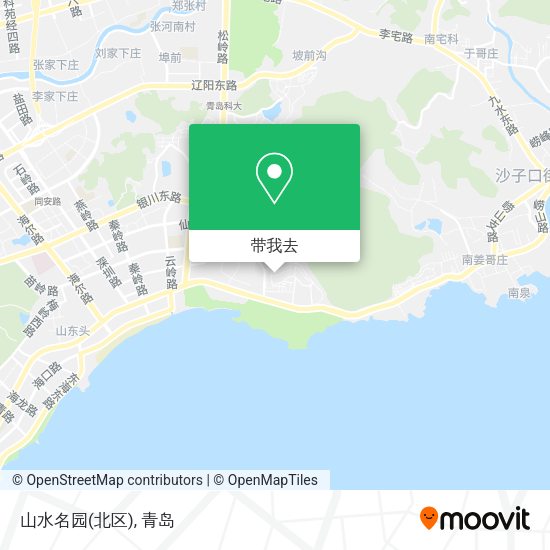 山水名园(北区)地图
