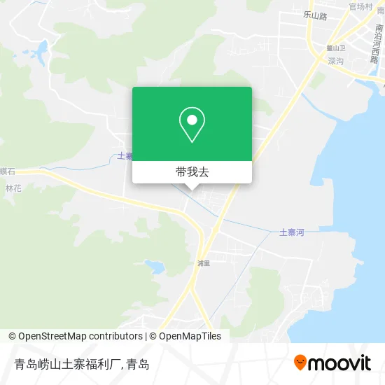 青岛崂山土寨福利厂地图