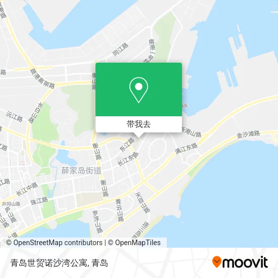 青岛世贸诺沙湾公寓地图