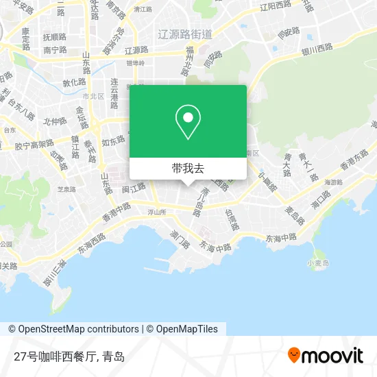 27号咖啡西餐厅地图