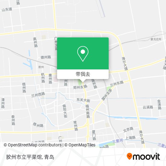 胶州市立平菜馆地图