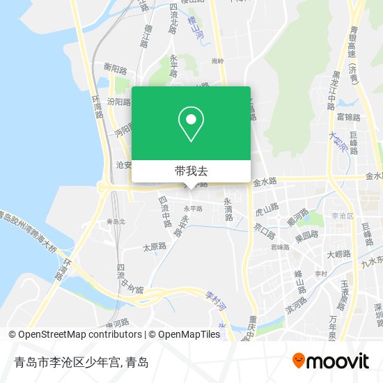 青岛市李沧区少年宫地图