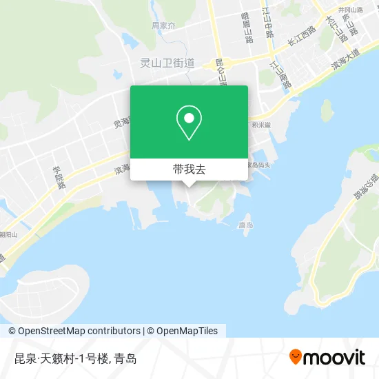 昆泉·天籁村-1号楼地图