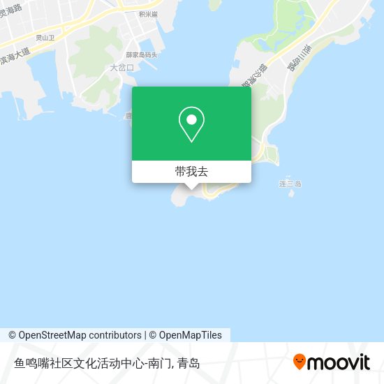 鱼鸣嘴社区文化活动中心-南门地图