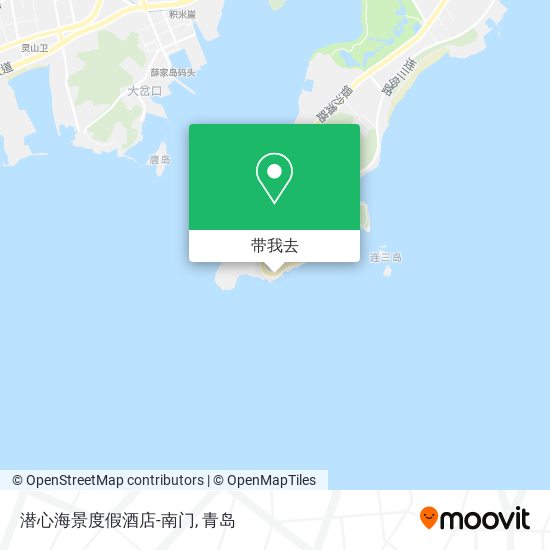 潜心海景度假酒店-南门地图