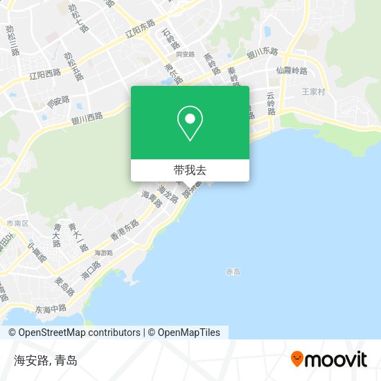 海安路地图
