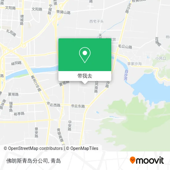 佛朗斯青岛分公司地图