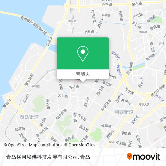 青岛横河埃佛科技发展有限公司地图