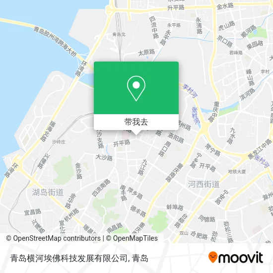 青岛横河埃佛科技发展有限公司地图