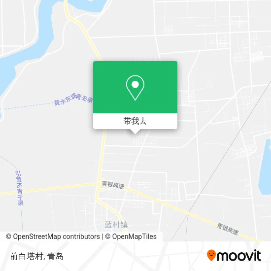 前白塔村地图
