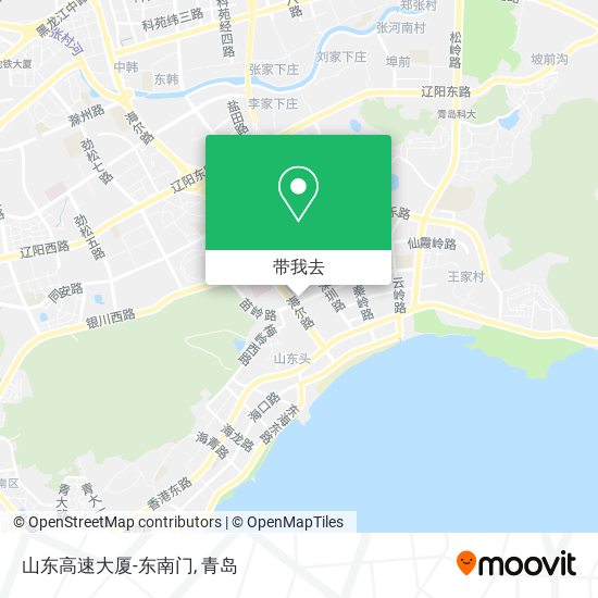 山东高速大厦-东南门地图