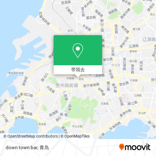 down town bar地图