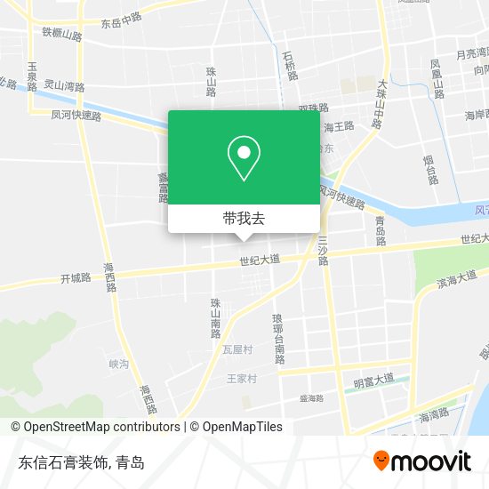 东信石膏装饰地图