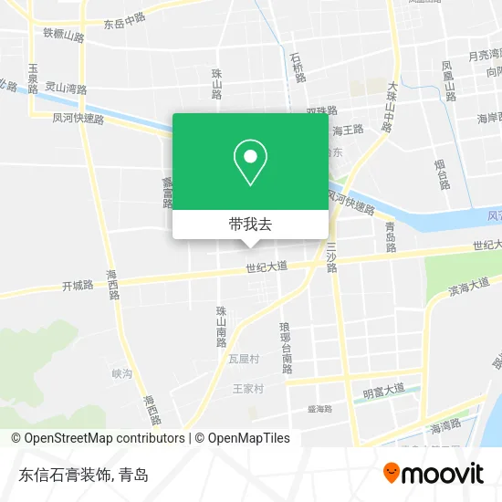 东信石膏装饰地图