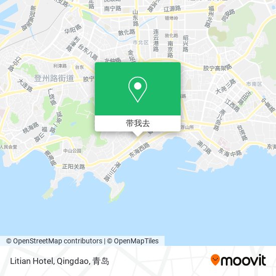 Litian Hotel, Qingdao地图