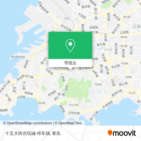 十五大街古玩城-停车场地图