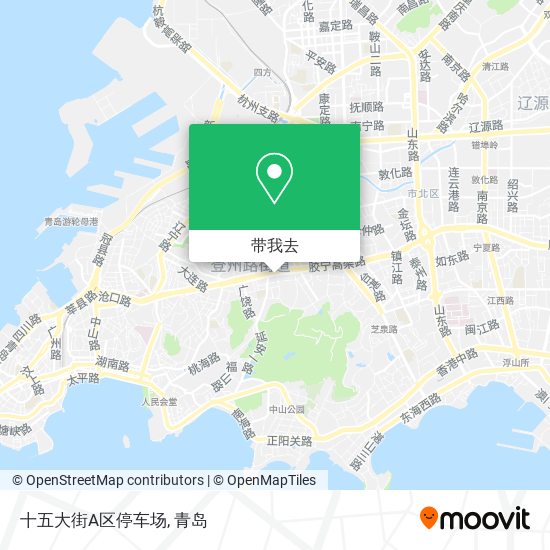 十五大街A区停车场地图