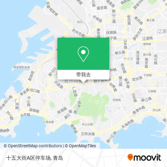 十五大街A区停车场地图