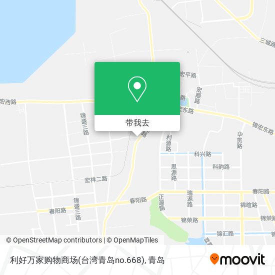 利好万家购物商场(台湾青岛no.668)地图