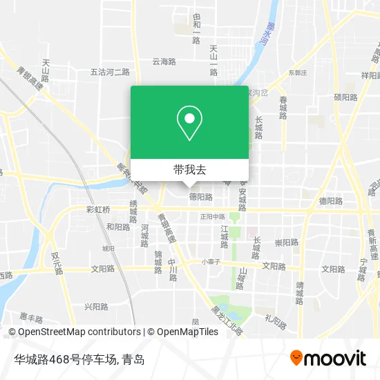 华城路468号停车场地图