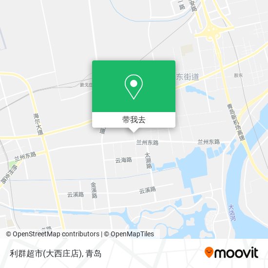 利群超市(大西庄店)地图