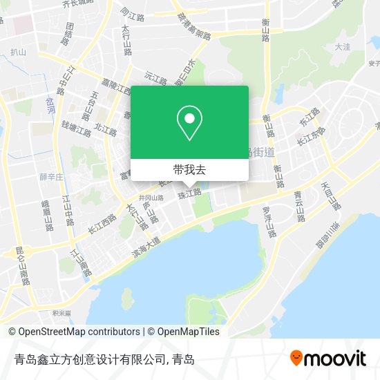 青岛鑫立方创意设计有限公司地图
