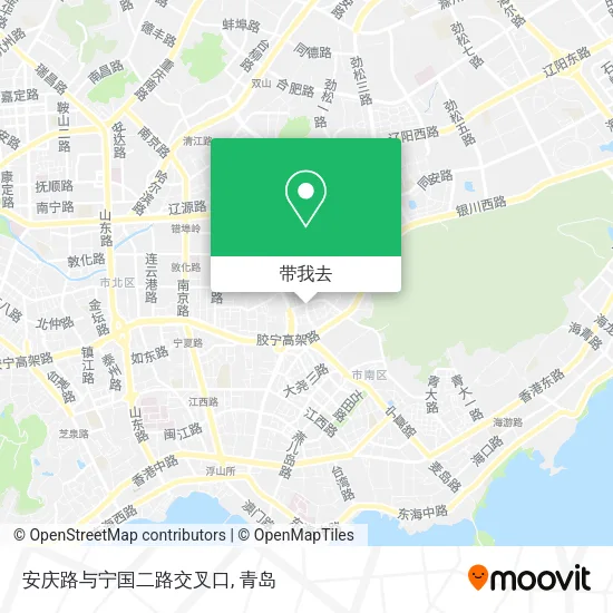 安庆路与宁国二路交叉口地图