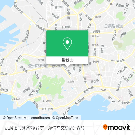 洪润德商务宾馆(台东、海信立交桥店)地图
