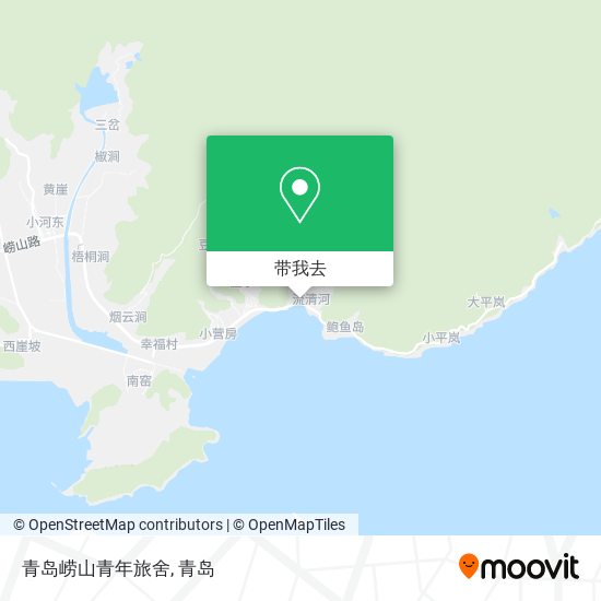青岛崂山青年旅舍地图