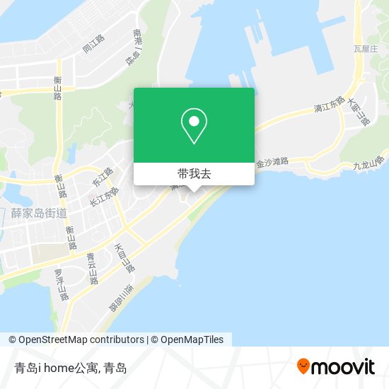 青岛i home公寓地图