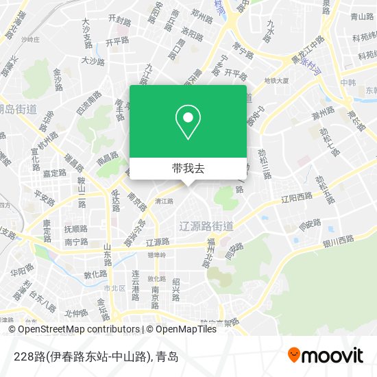 228路(伊春路东站-中山路)地图