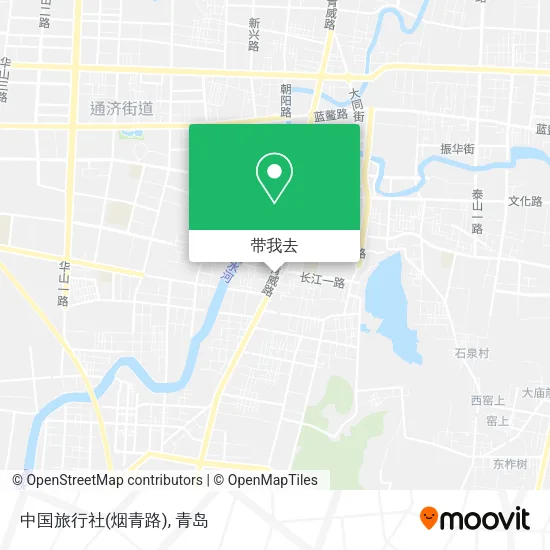 中国旅行社(烟青路)地图
