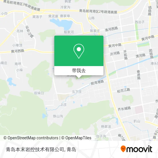 青岛本末岩控技术有限公司地图