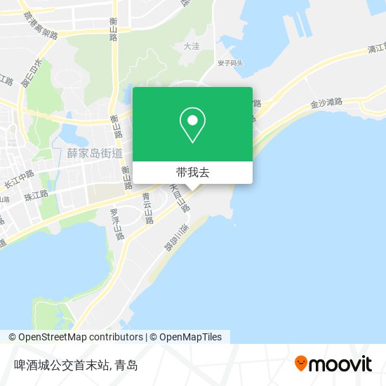 啤酒城公交首末站地图