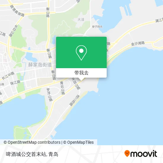 啤酒城公交首末站地图