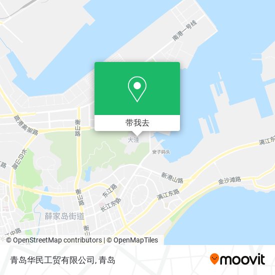 青岛华民工贸有限公司地图