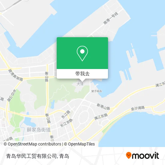 青岛华民工贸有限公司地图