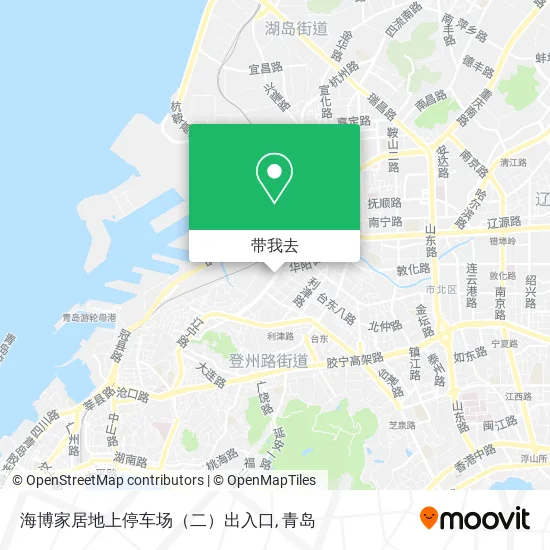 海博家居地上停车场（二）出入口地图