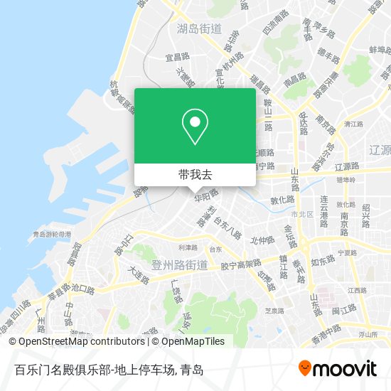 百乐门名殿俱乐部-地上停车场地图