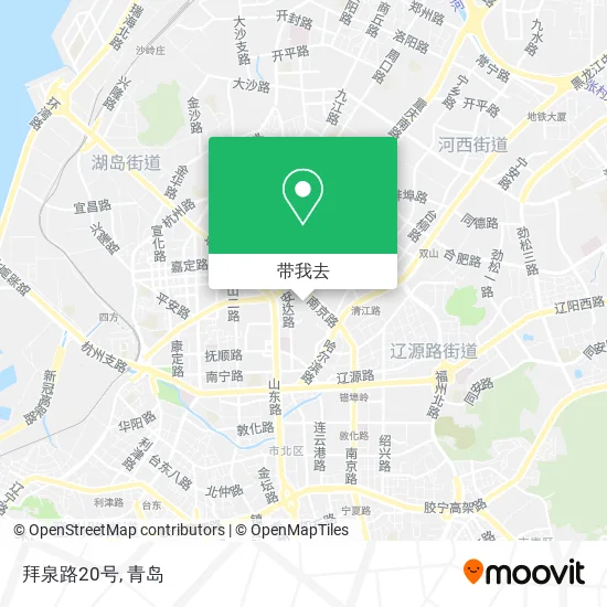 拜泉路20号地图