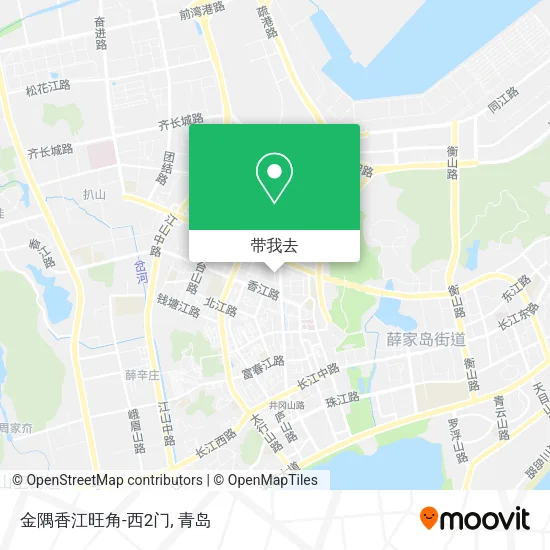 金隅香江旺角-西2门地图