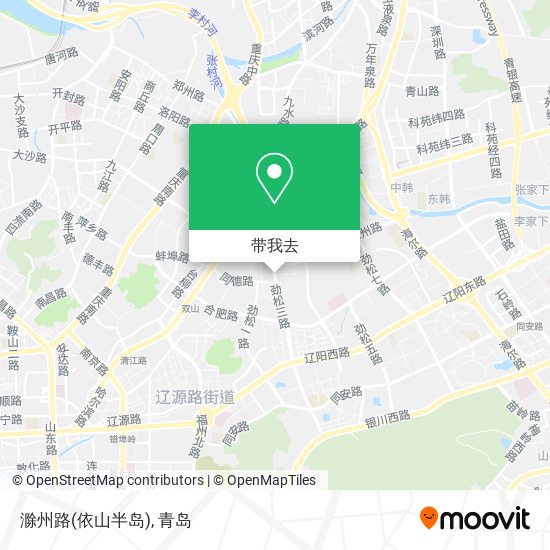 滁州路(依山半岛)地图