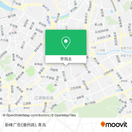 新峰广告(滁州路)地图