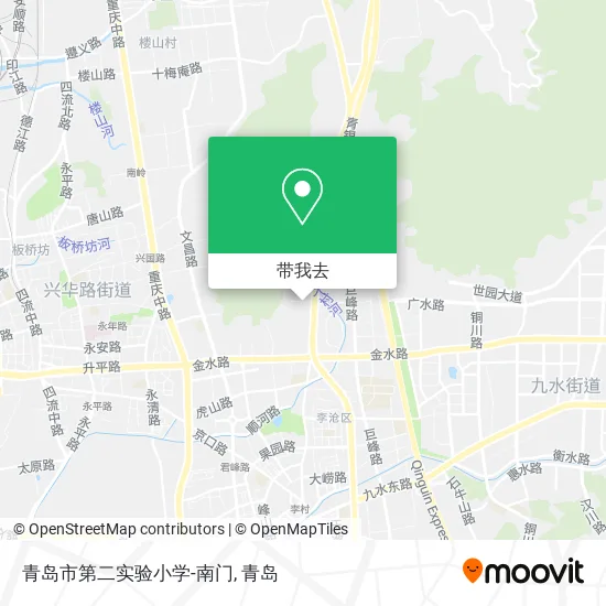 青岛市第二实验小学-南门地图