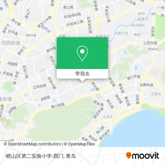 崂山区第二实验小学-西门地图