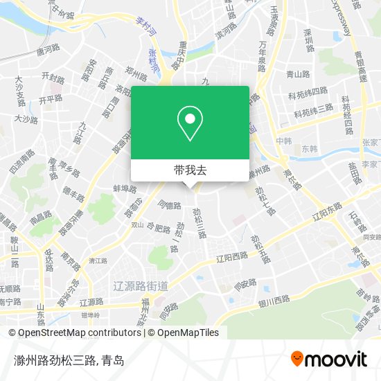 滁州路劲松三路地图