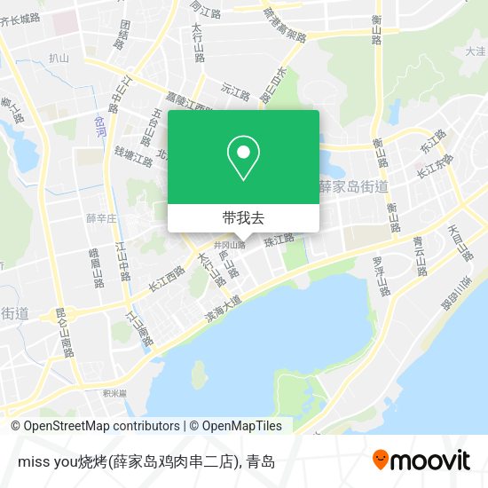miss you烧烤(薛家岛鸡肉串二店)地图