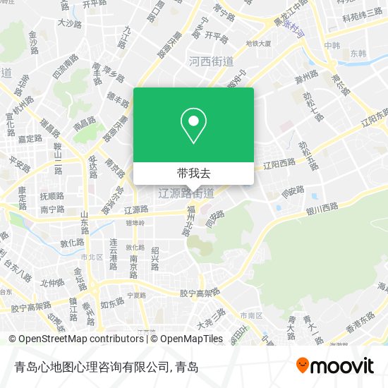 青岛心地图心理咨询有限公司地图