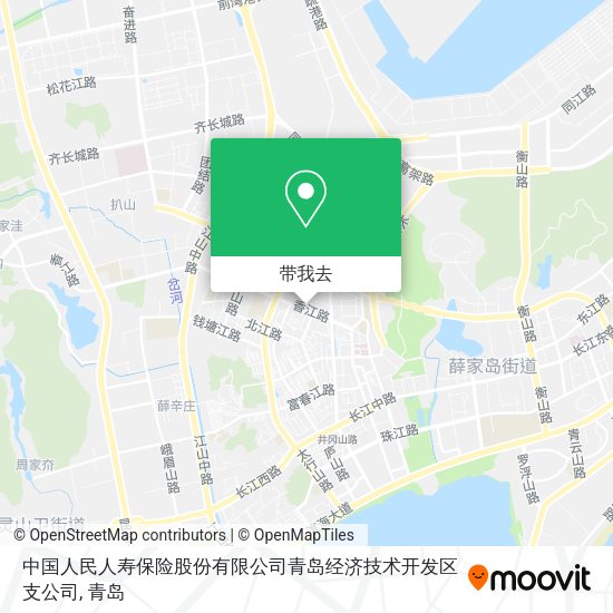 中国人民人寿保险股份有限公司青岛经济技术开发区支公司地图