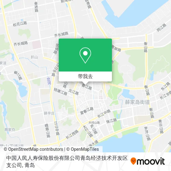 中国人民人寿保险股份有限公司青岛经济技术开发区支公司地图